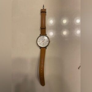 Tan Leather Fossil Watch